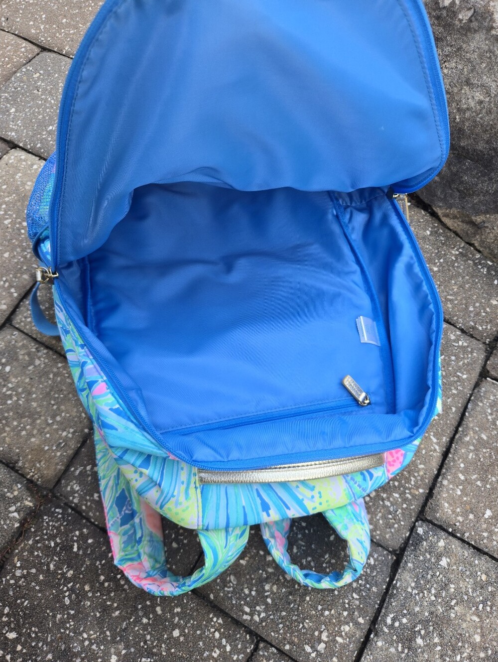 Lilly Pulitzer Bahia Backpack Swizzle In - Picture 6 of 10